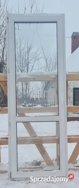 OKNA KacprzaK Okno Balkonowe 88X246 Używane PCV Siedlce sprzedam