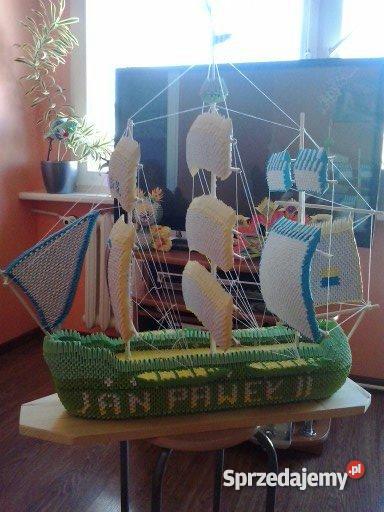 Origami modułowe Statek