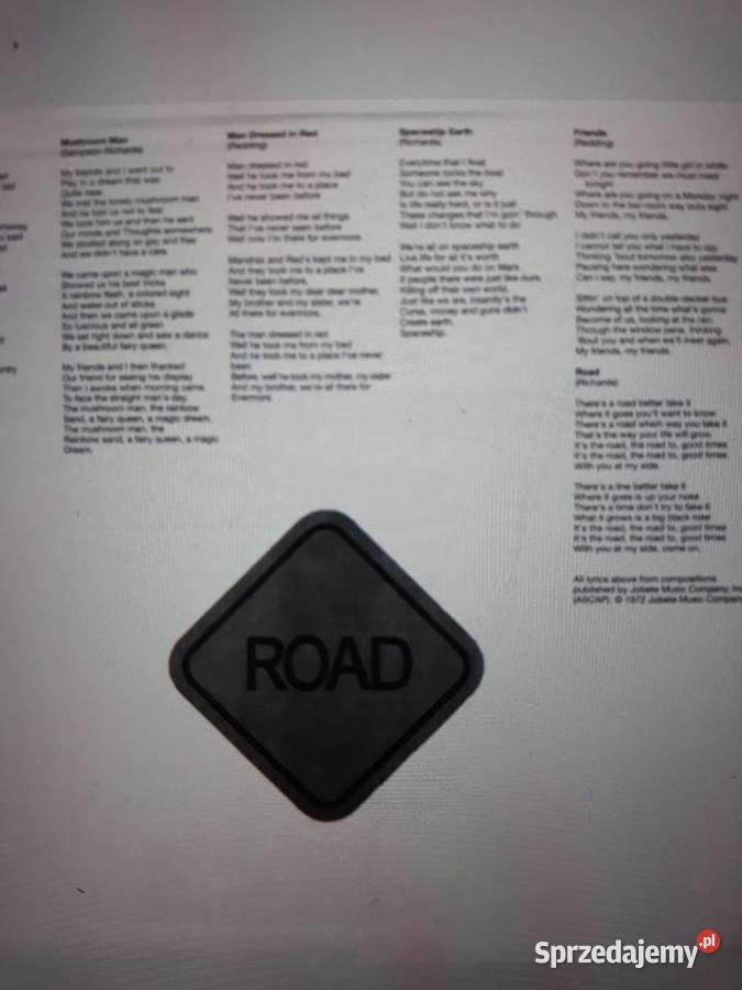 Perełka hard rocka ROAD ROAD 1972 1 płyta podkarpackie Rzeszów