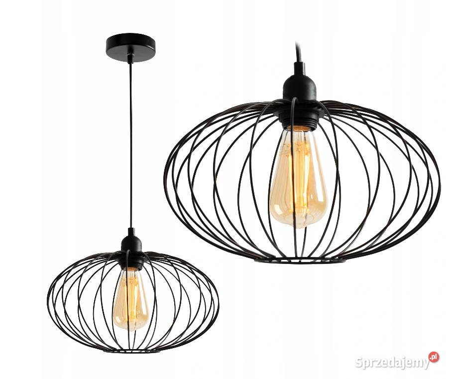 Lampa sufitowa wisząca LOFT Retro czarna black Choroszcz sprzedam