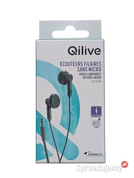 SŁUCHAWKI PRZEWODOWE QILIVE BEZ MICRO Q1346 Rzeszów sprzedam