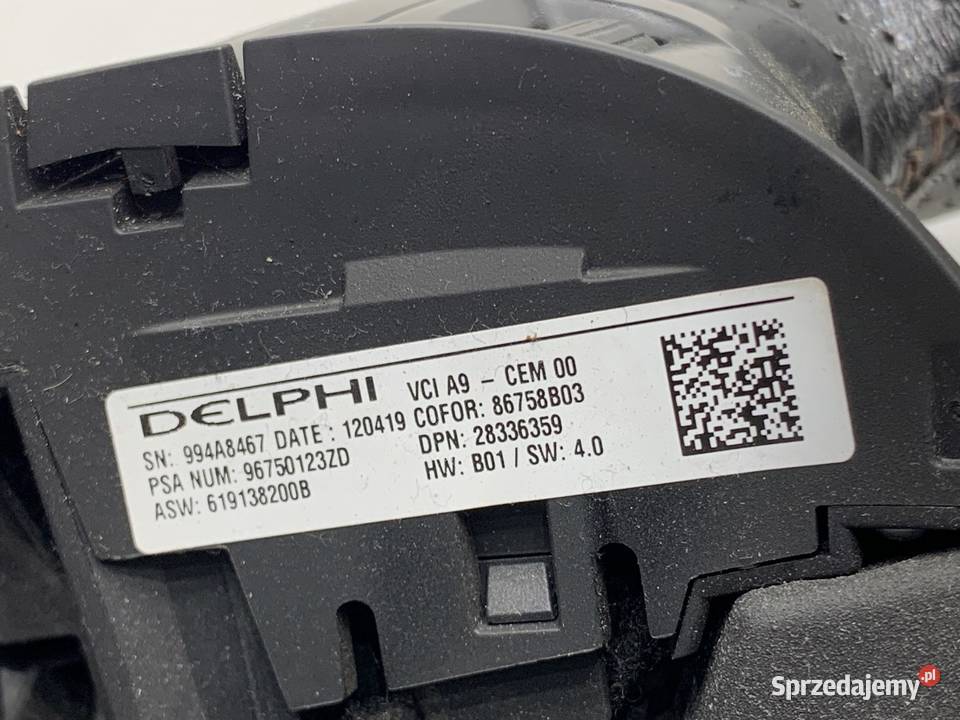 KIEROWNICA PEUGEOT 208 I 96750123ZD sprzedam