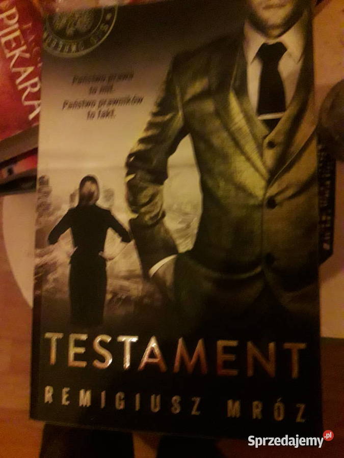 Testament Remigiusz Mróz mazowieckie Warszawa
