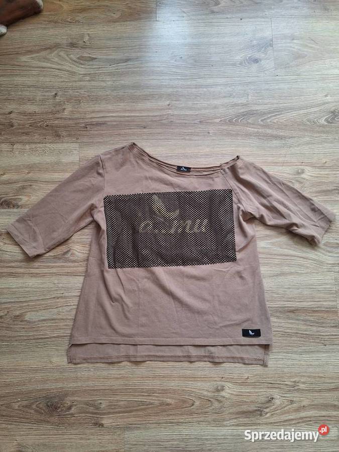 Świetna brązowa bluzka na jedno ramię Lamu 40 Kraków