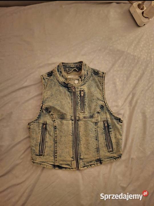 jeansowy bezrękawnik Dżins  Zabrze