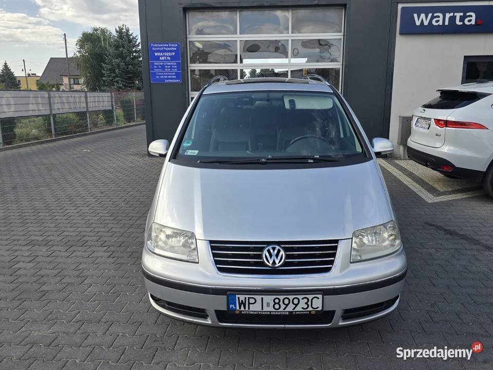 Volkswagen Sharan Automat 7 osób benzya wspomaganie kierownicy Motoryzacja Pionki