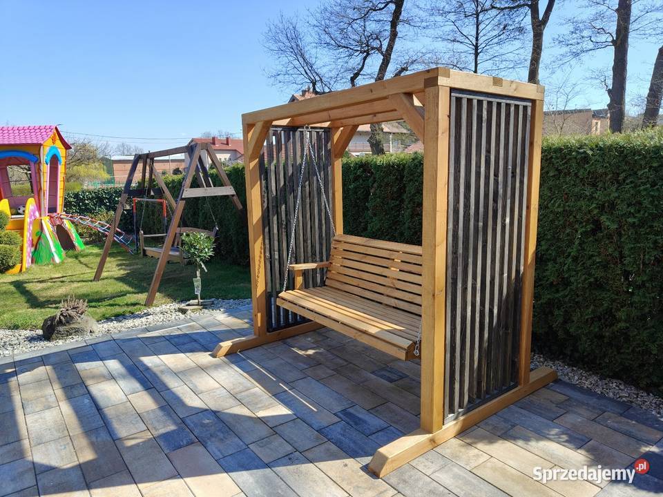 Huśtawka ogrodowa Pergola Drewniana Leszno