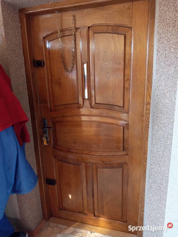 Drzwi wejściowe zewnętrzne dębowe 90 Marianki