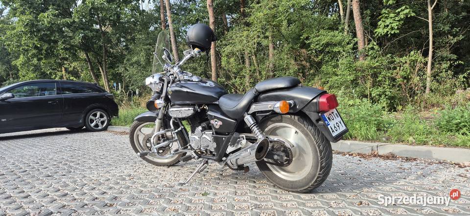 Daelim VT125 chopper szyba gmole piórnik Rok produkcji 1998 Otwock
