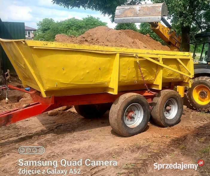 Przyczepa wywrotka mullie 12t tandem budowlana podlaskie Suwałki