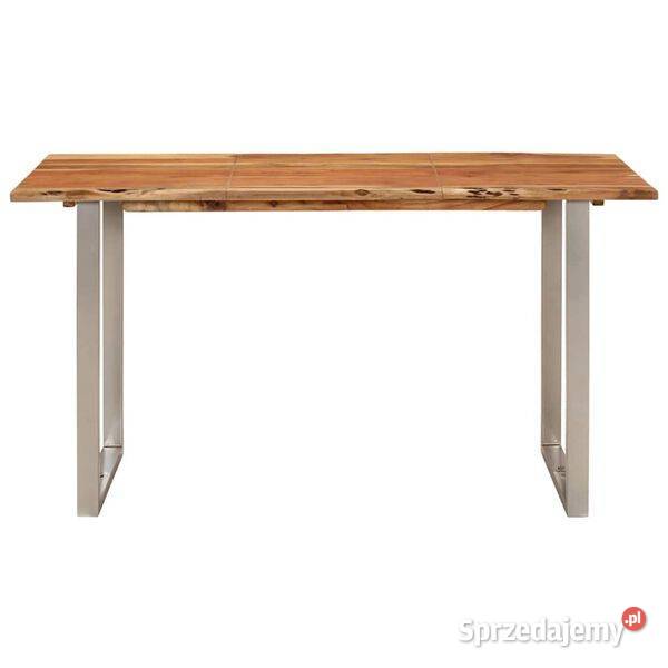 vidaXL Stół jadalniany 140x70x76 lite drewno Warszawa