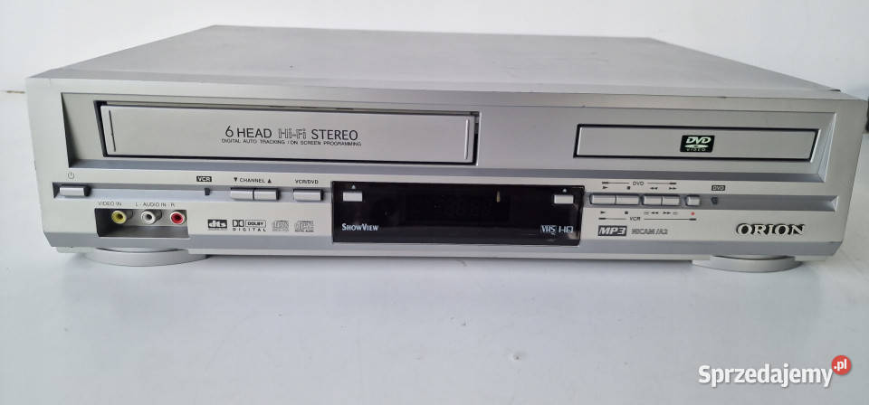 Video magnetowid DVD KOMBO DVD VHS ORION Międzychód