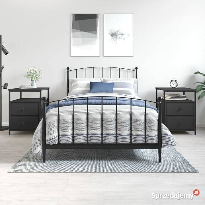 vidaXL Szafki nocne 2 czarneSKU826004 Warszawa