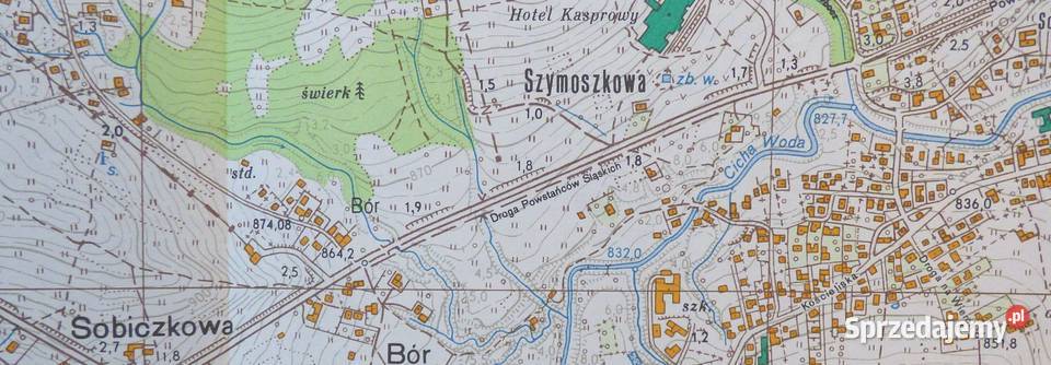MAŁ Tatry Polskie Zakopane Mapa topograficzna Mapy i przewodniki Warszawa