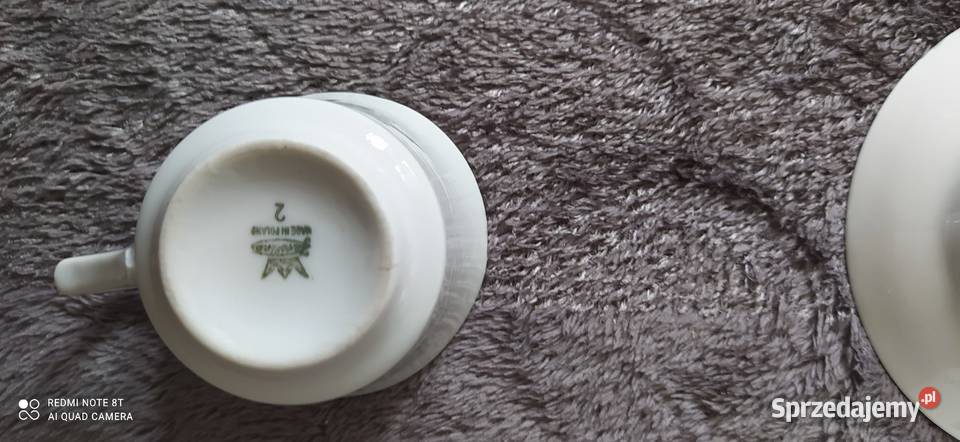 Zestaw filiżanek do kawy na 6 osóbPorcelana dolnośląskie Wałbrzych