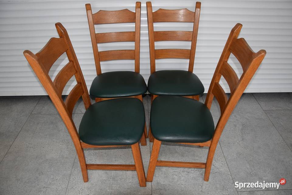 krzesła dębowe 4 sztuki nowe Krzesła Olsztyn