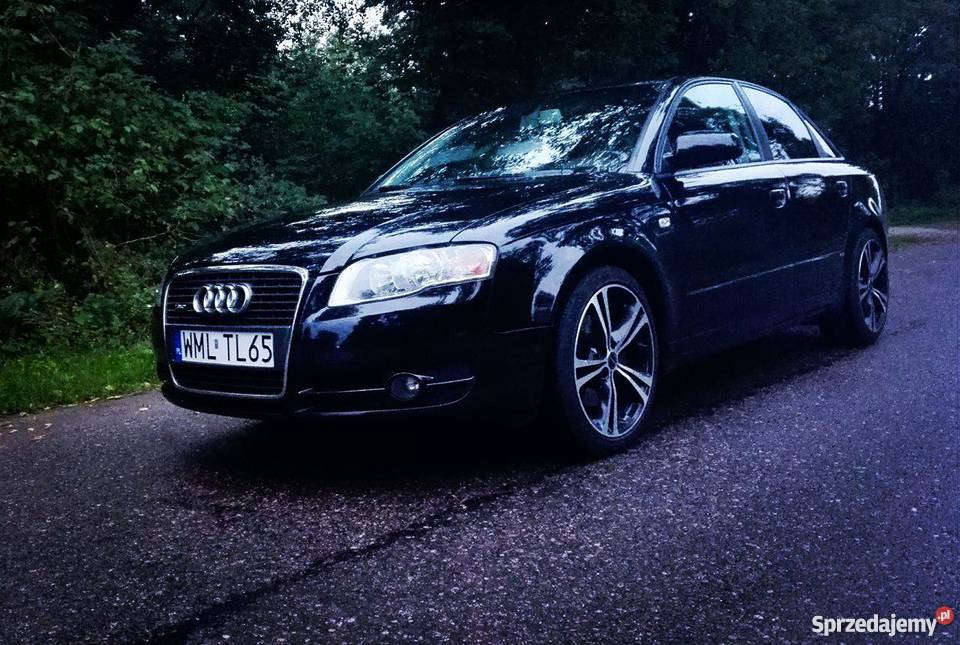 A4 B7 Sline 18100 skóra bose sport wyjątkowy aluminiowe felgi