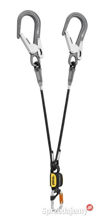 Lonża z karabinkami Petzl AbsorbicaY MGO 80 wielkopolskie Poznań