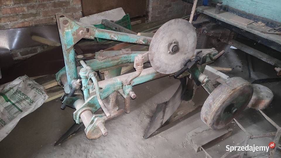 Pług 2 skibowy duży unia Grudziądz 1979 Pozostałe mazowieckie