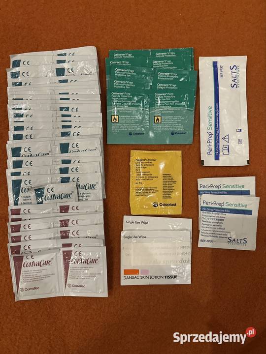 Gaziki do stomii zestaw 69 sztuk Convatec Zabrze sprzedam