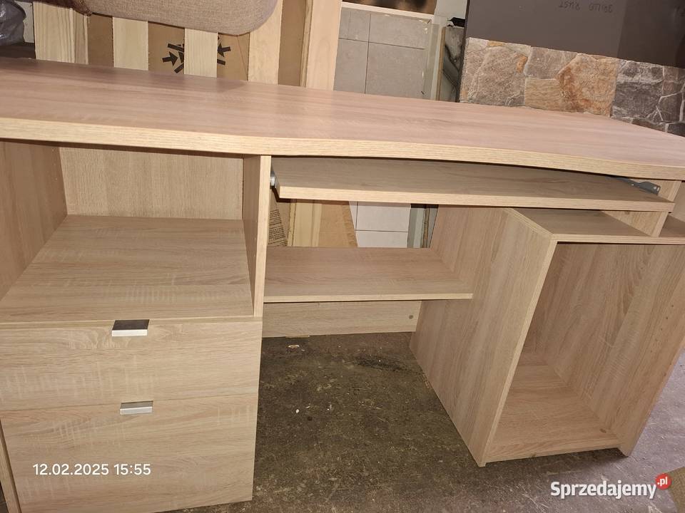 Duże Biurko z Miejscem na Komputer Zgorzelec