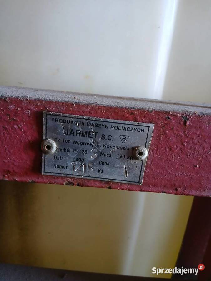 Sprzedam opryskiwacz zawieszany JARMET nieuszkodzony Parczew