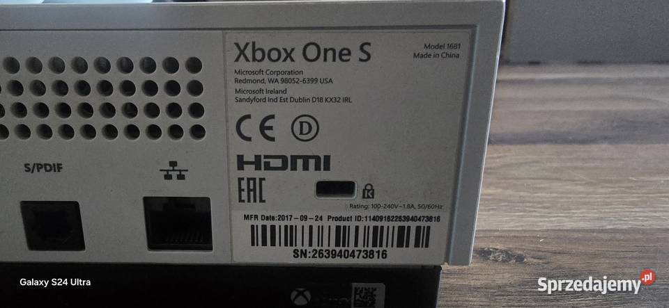 Xbox One S 500GB Proszowice