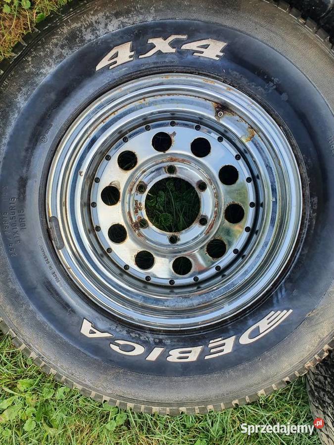 Komplet koła stalowe chrom Mangels USA 15x8 Sietesz