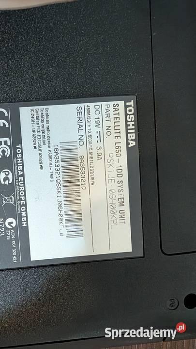 Laptop Toshiba L650 6gb ram Nowy Sącz