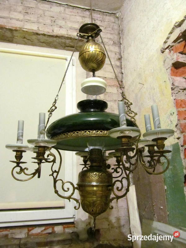 Lampa naftowa wisząca 1890
