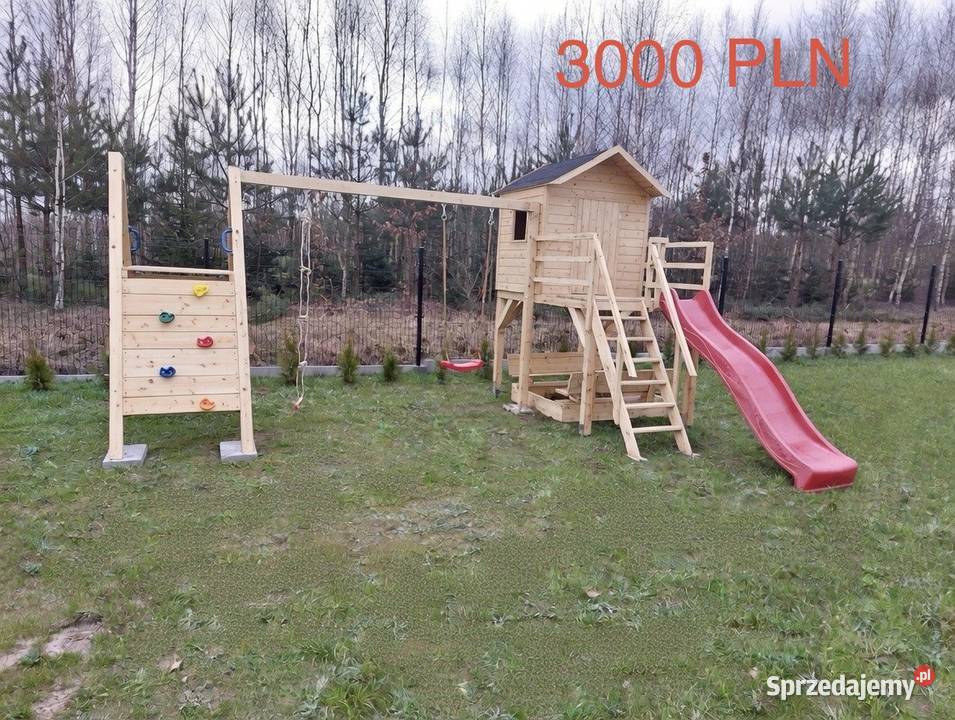 Nowy plac zabaw domek dzieci domek ogrodowy Opoczno