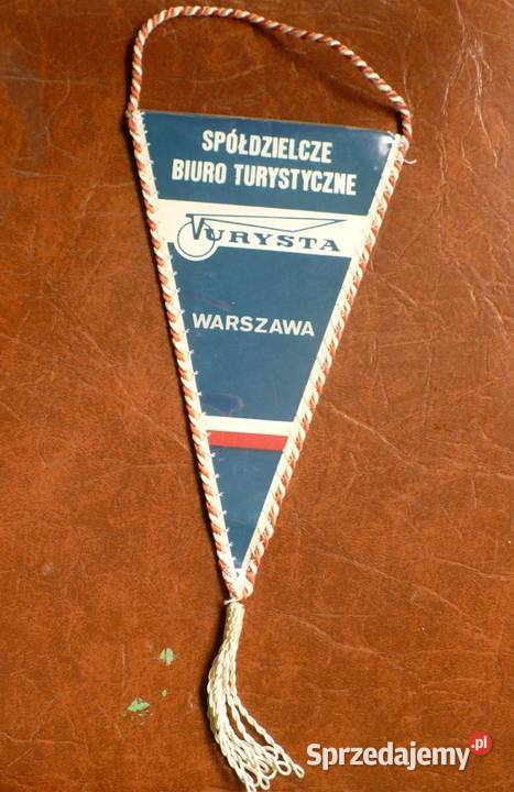 stary proporczyk SBT Turysta Warszawa Polska podlaskie Suwałki
