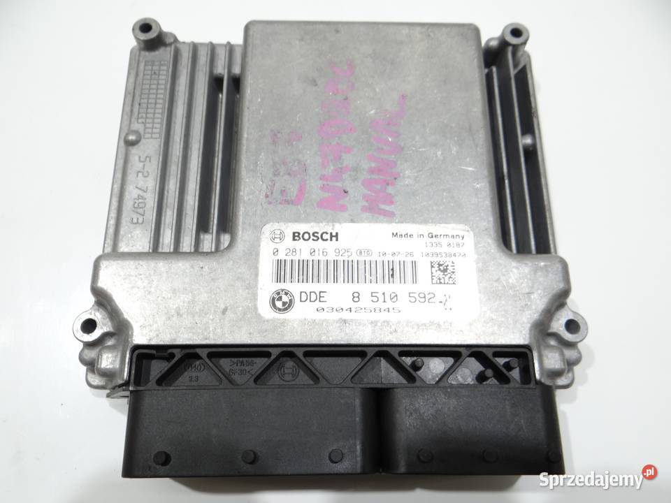 KOMPUTER STEROWNIK SILNIKA BMW X1 E84 E87 Strzyżewice