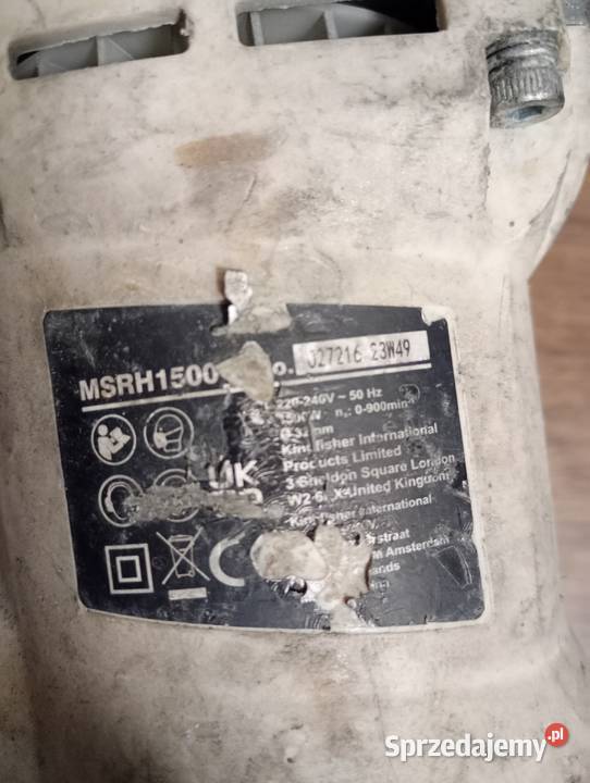 Młotowiertarka MacAllister MSRH1500 LOMBARDi Narzędzia Rzeszów sprzedam