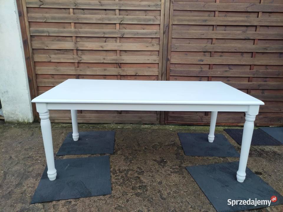Stół drewniany biały malezyjski WYPRZEDAŻ Warszawa sprzedam