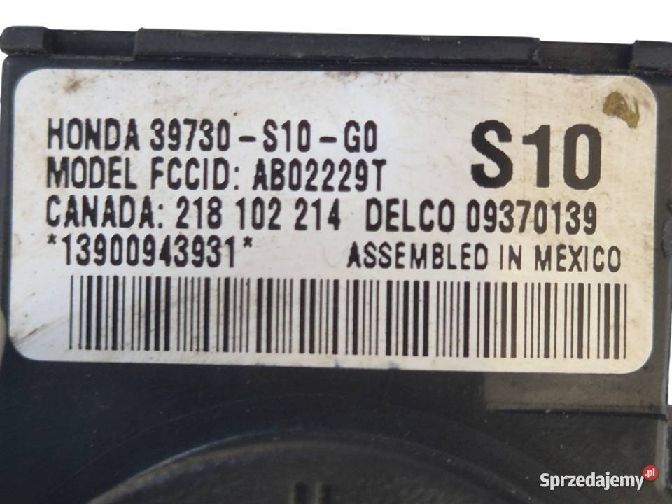 STACYJKA KLUCZYK HONDA CRV I 1 CRV I 1 Działoszyce