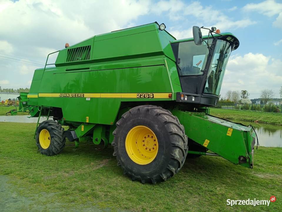 Kombajn John Deere 2264 98 r Heder 6 m z wózkiem