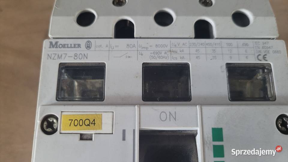 Moeller NZM780N Pozostałe Chrząstowo