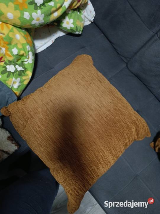 poduszki dekoracyjne brązowe komplet wielkopolskie