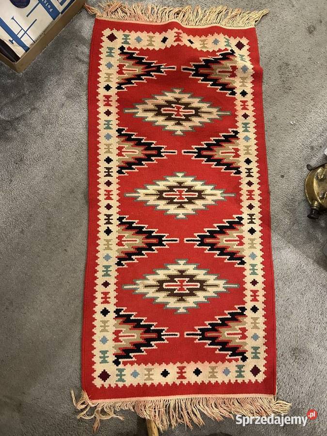 Dywan kilim wełniany art deco Kraków