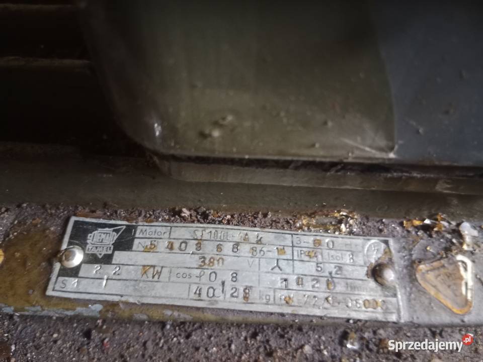 Silnik indukcyjny 3 fazowy tamel 22 kw nowy Poddębice