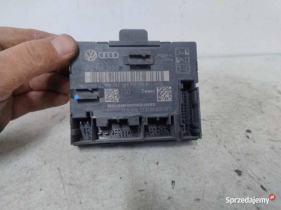 MODUŁ STEROWNIK DRZWI AUDI A4 B8 A5 8K0959792C osobowe