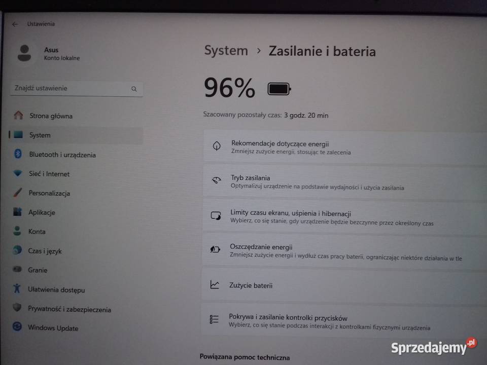 Laptop Asus X413JA Core i7 10TH 1065G7 DDR4 8GB 250 Bydgoszcz