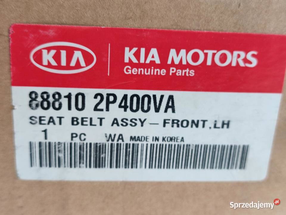PAS BEZPIECZEŃSTWA LEWY PRZÓD KIA SORENTO XM sprzedam