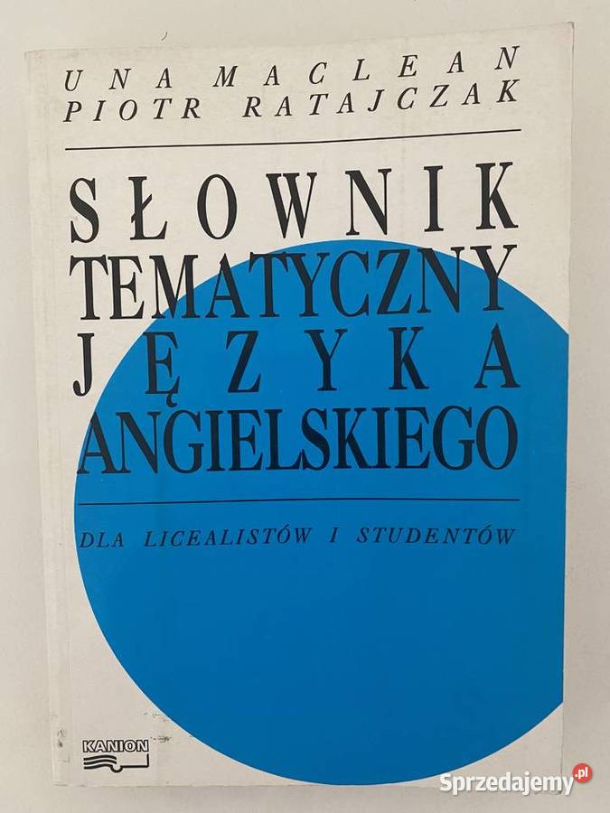 SŁOWNIK TEMATYCZNY JĘZYKA ANGIELSKIEGO Książki do nauki języka obcego