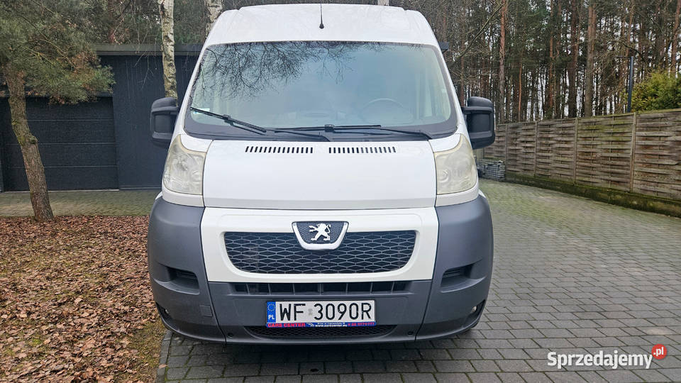 Bezwypadkowy i zadbany PEUGEOT BOXER L2H2 ESP mazowieckie Nowy Dwór Mazowiecki