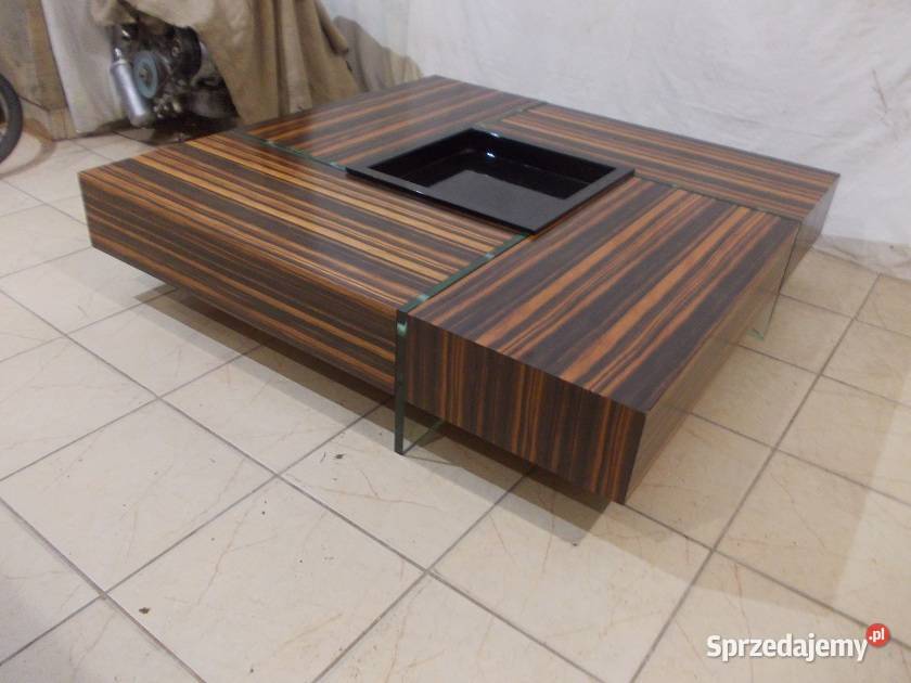 Nowoczesny masywny stolik kawowy 120 x 120 Bielsko-Biała