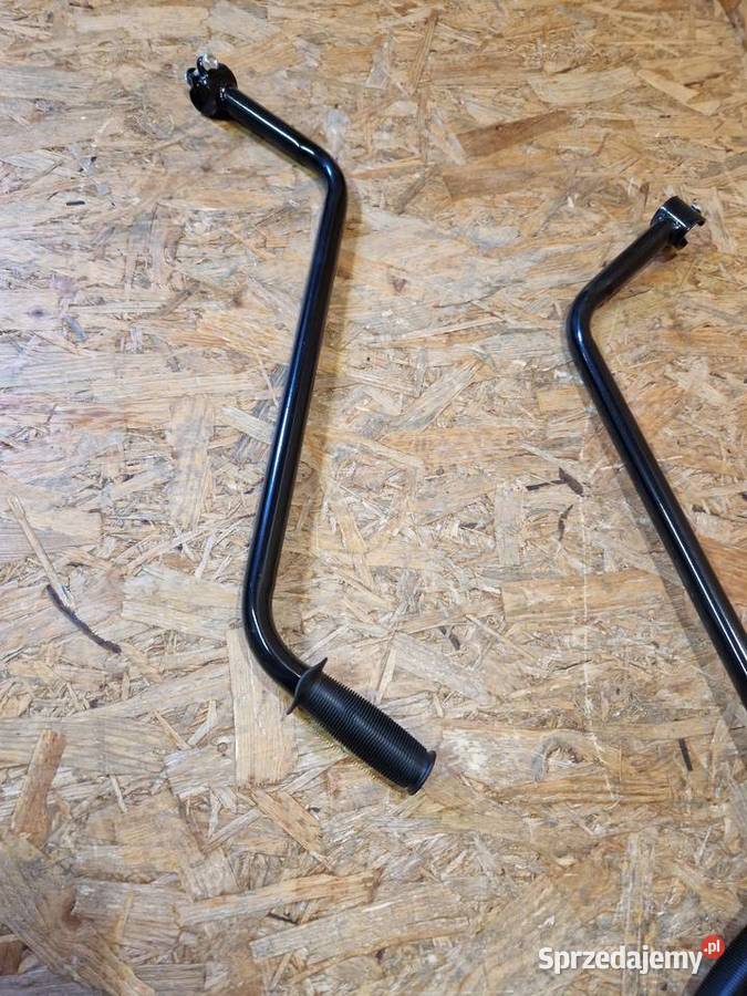 PROWADNIK PCHACZ RĄCZKA UCHWYT DO ROWERKA czarny Rowerki Rowerki i pojazdy wielkopolskie Głogowa