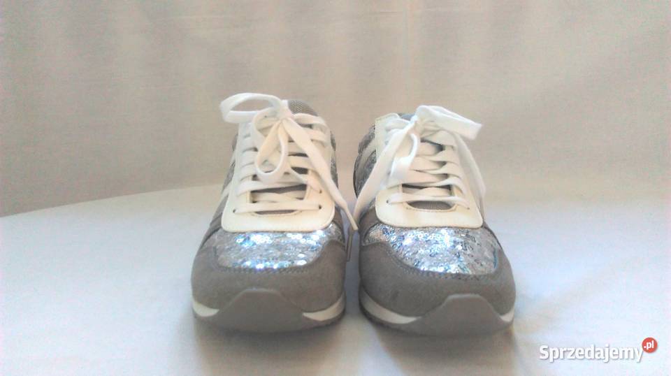 Buty srebrne Sportowe eleganckie Damskie r 37538 Białystok