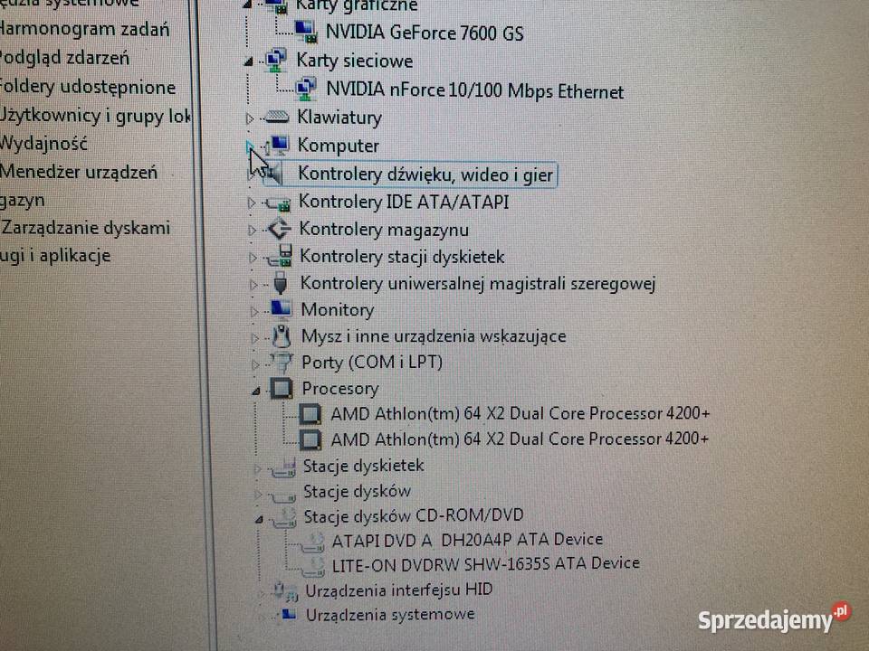 Komputer stacjonarny AMD 64 X2 Dual Core4200 Andrespol